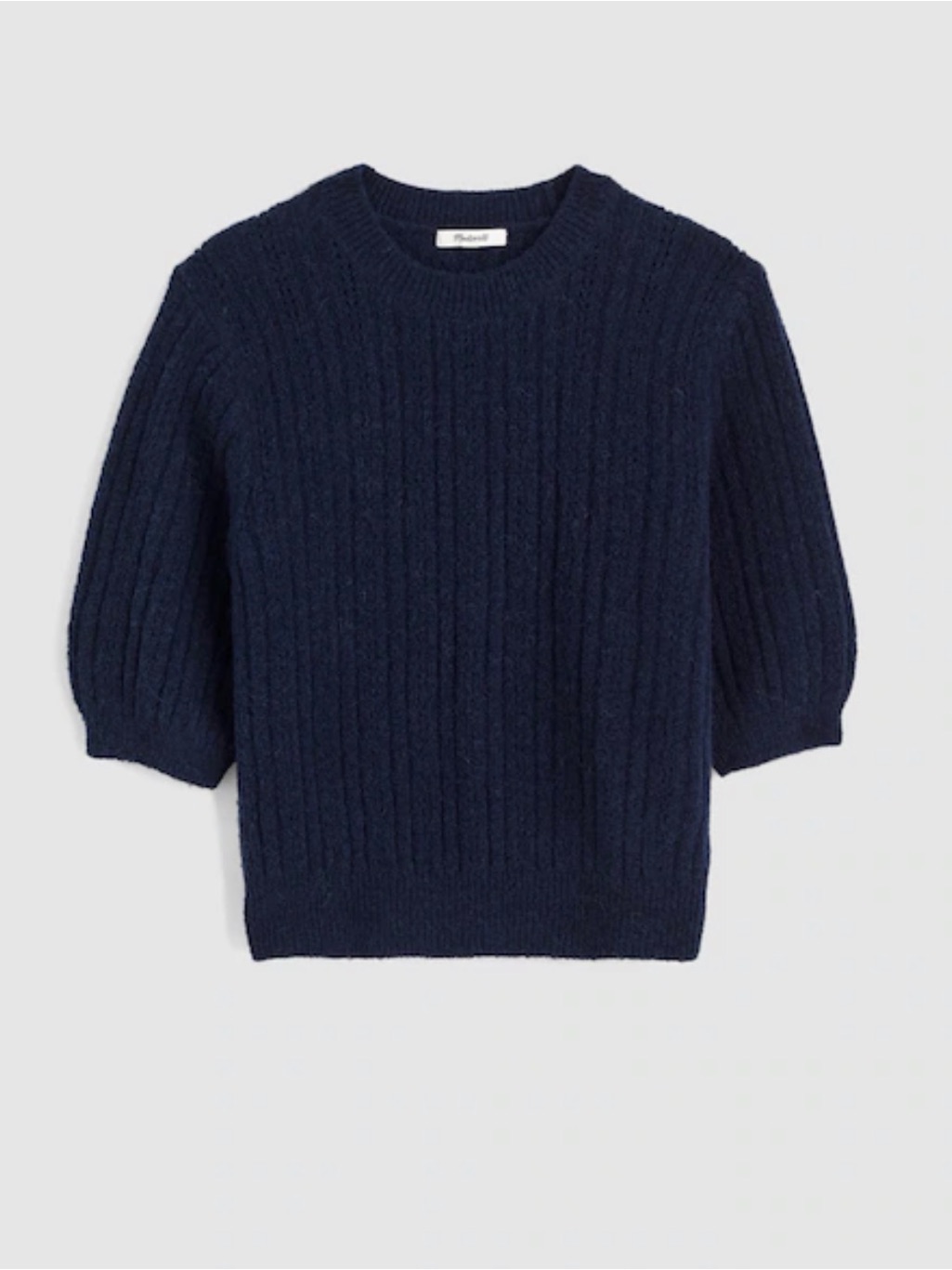Madewell Xs ;Xxs Cloudsoft Short-Sleeve Sweater Tee Ny440 $98